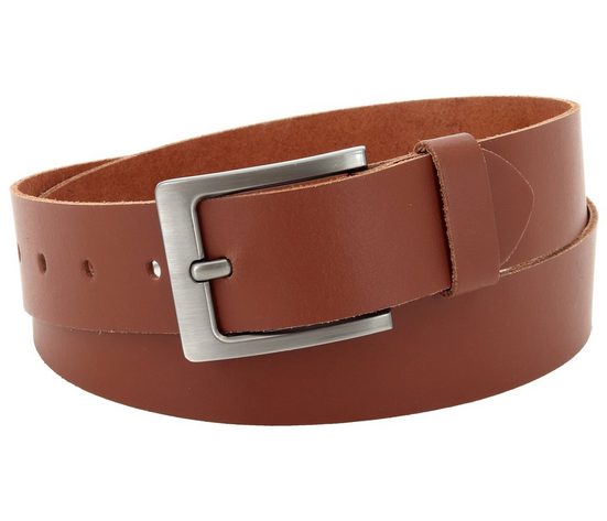 COLOGNEBELT Ledergürtel E1-SL Schlicht dennoch modern mit Dornschließe, MADE IN GERMANY mehr Fabrikverkauf