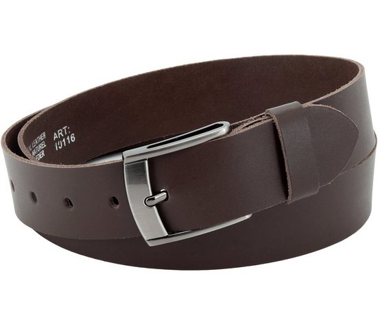 COLOGNEBELT Ledergürtel E31-SL Schlicht dennoch modern mit Dornschließe, MADE IN GERMANY mehr Kostenloser Versand