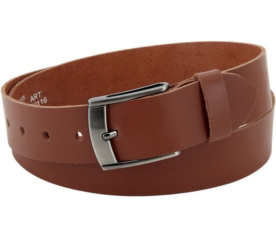 COLOGNEBELT Ledergürtel E31-SL Schlicht dennoch modern mit Dornschließe, MADE IN GERMANY mehr Kostenloser Versand