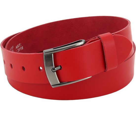 COLOGNEBELT Ledergürtel E31-SL Schlicht dennoch modern mit Dornschließe, MADE IN GERMANY mehr Kostenloser Versand