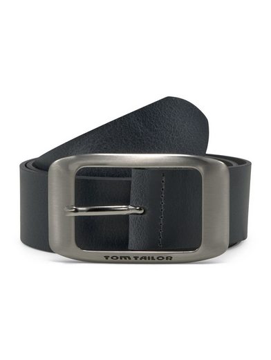 TOM TAILOR Ledergürtel TTAMY 4 cm breiter Damengürtel, Jeans und Casual mehr Fabrik Onlineshop