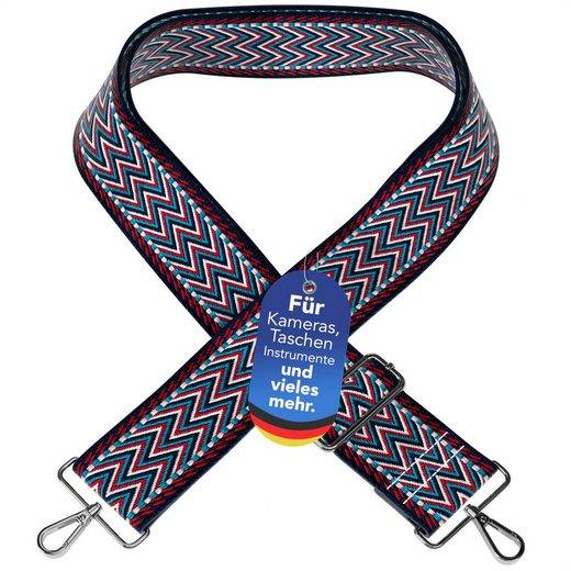 EAZY CASE Schulterriemen Schultergurte für Taschen gemustert Wechselband Taschenriemen Festivalbag verstellbar universal Violett mehr VIP-Rabatte