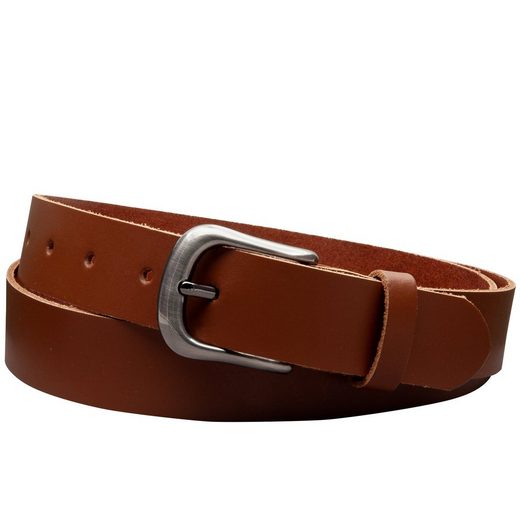 COLOGNEBELT Ledergürtel C24-SL Schlicht dennoch modern mit Dornschließe, MADE IN GERMANY mehr Letzter Tag