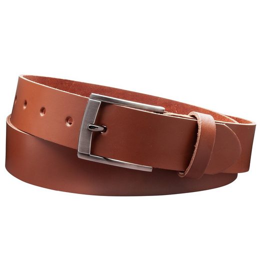 COLOGNEBELT Ledergürtel D18-SL Schlicht dennoch modern mit Dornschließe, MADE IN GERMANY mehr Speichern exportieren