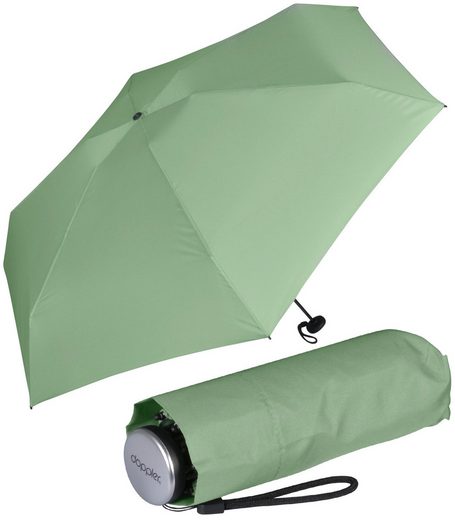 DOPPLER® Taschenregenschirm Fiber Compact winziger Schirm für Damen und Herren für kleine Taschen, in modischen Trendfarben mehr Meist gekauft