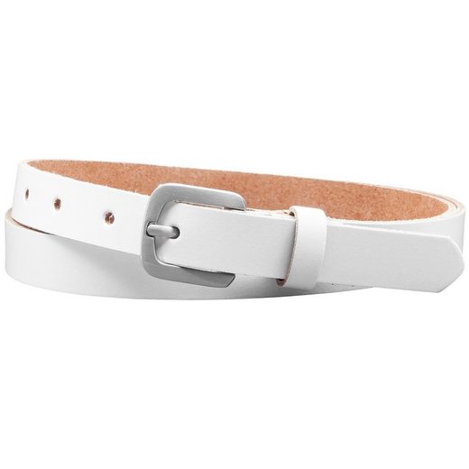 COLOGNEBELT Ledergürtel A5-SL Echt Leder Gürtel 2 cm Breit in Schwarz mit stilvoller Gürtelschließe, leger und modern mehr Limitierter Zeitrabatt