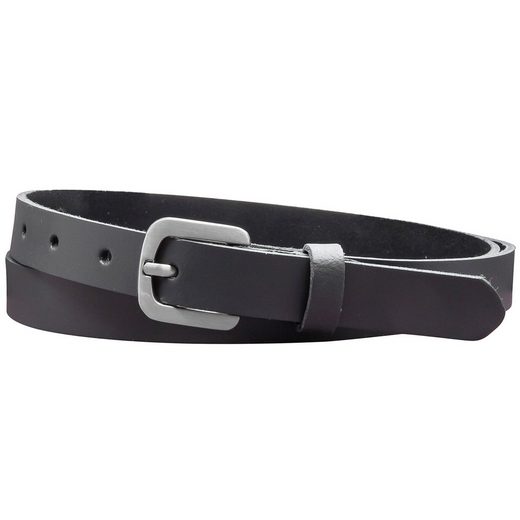 COLOGNEBELT Ledergürtel A5-SL Echt Leder Gürtel 2 cm Breit in Schwarz mit stilvoller Gürtelschließe, leger und modern mehr Rabatt
