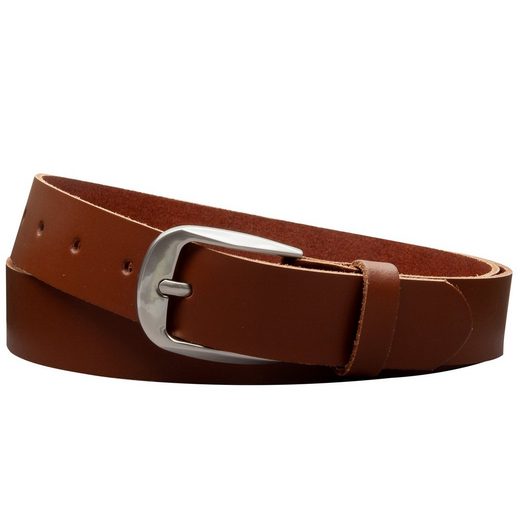 COLOGNEBELT Ledergürtel C2-SL Schlicht dennoch modern mit Dornschließe, MADE IN GERMANY mehr Begrenztes Angebot