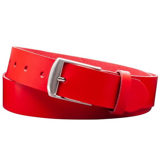COLOGNEBELT Ledergürtel D9-SL Schlicht dennoch modern mit Dornschließe, MADE IN GERMANY mehr Saisonschlussverkauf