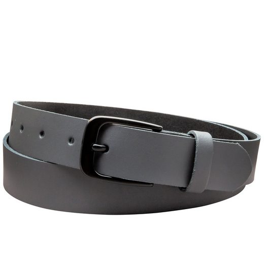 COLOGNEBELT Ledergürtel C18-SL Schlicht dennoch modern mit Dornschließe, MADE IN GERMANY mehr Jubiläumsangebot