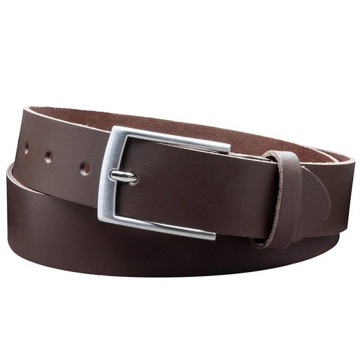COLOGNEBELT Ledergürtel D21-SL Schlicht dennoch modern mit Dornschließe, MADE IN GERMANY mehr Online Outlet