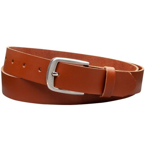COLOGNEBELT Ledergürtel C15-SL Schlicht dennoch modern mit Dornschließe, MADE IN GERMANY mehr Outlet