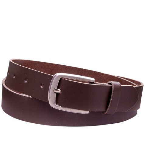 COLOGNEBELT Ledergürtel C15-SL Schlicht dennoch modern mit Dornschließe, MADE IN GERMANY mehr Outlet