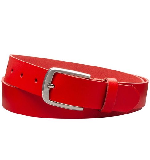 COLOGNEBELT Ledergürtel C15-SL Schlicht dennoch modern mit Dornschließe, MADE IN GERMANY mehr Outlet