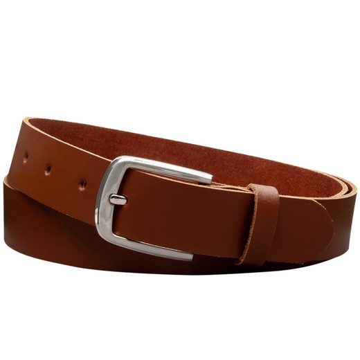 COLOGNEBELT Ledergürtel C15-SL Schlicht dennoch modern mit Dornschließe, MADE IN GERMANY mehr Verkauf