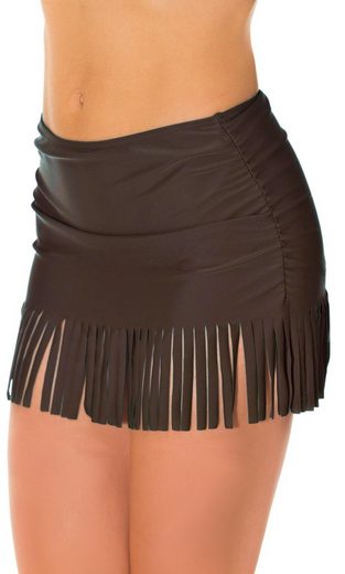 AQUARTI Bikini-Hose Aquarti Damen Bikinihose mit Rock Seitliche Raffung mehr im Angebot