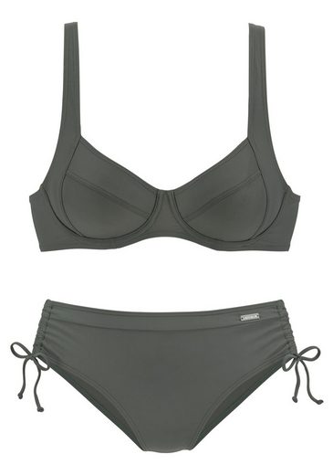 LASCANA Bügel-Bikini mit seitlich geraffter Bikinihose mehr Blitzverkäufe
