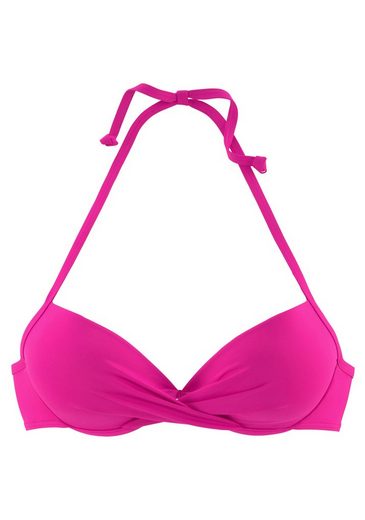 S.OLIVER Push-Up-Bikini-Top Spain in Wickeloptik mehr Sonderangebot