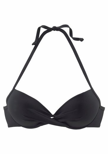 S.OLIVER Push-Up-Bikini-Top Spain in Wickeloptik mehr Rabatt