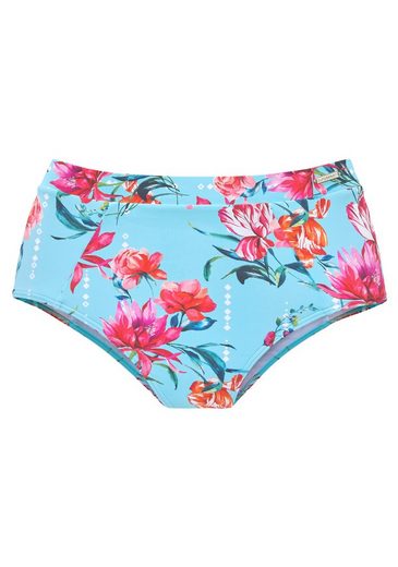 SUNSEEKER Highwaist-Bikini-Hose Modern mit floralem Design mehr Vatertagsangebot
