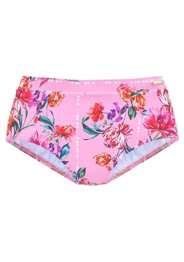 SUNSEEKER Highwaist-Bikini-Hose Modern mit floralem Design mehr Vatertagsangebot