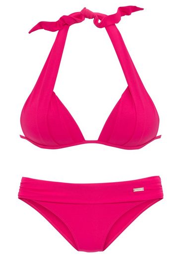LASCANA Triangel-Bikini im Nacken zu binden, wattierte Cups, mit eingearbeiteten Kissen mehr Online Outlet