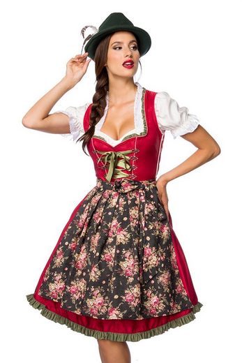 DIRNDLINE Dirndl Dirndl Kleid Oktoberfest Tracht Wiesn Wasn Trachtenmode Volksfest 2-tlg mehr 50% Rabatt mit kostenlosem Versand