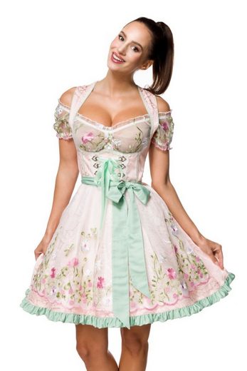 DIRNDLINE Dirndl Dirndl Kleid Tracht Wiesn Wasn Oktoberfest Trachtenkleid Outfit 3-tlg mehr Clearance-Verkauf