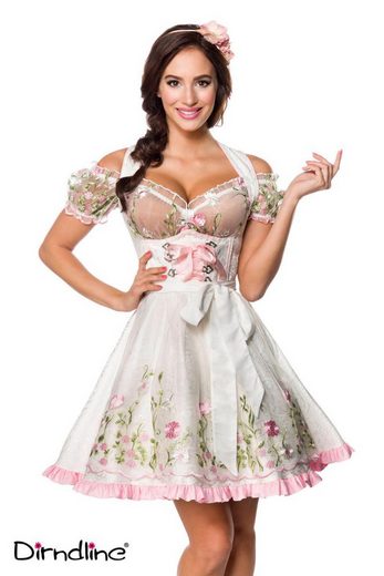 DIRNDLINE Dirndl Dirndl Kleid Tracht Wiesn Wasn Oktoberfest Trachtenkleid Outfit 3-tlg mehr Clearance-Verkauf