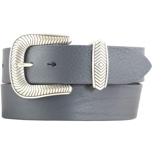 BELTINGER Ledergürtel Designer-Gürtel aus Vollrindleder mit Metall-Schlaufe 4 cm - Jeans-Gür 1-St mehr Weihnachtsangebot