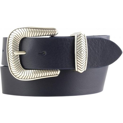 BELTINGER Ledergürtel Designer-Gürtel aus Vollrindleder mit Metall-Schlaufe 4 cm - Jeans-Gür 1-St mehr Weihnachtsangebot