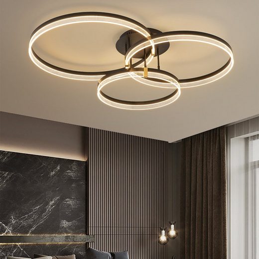 VICBUY Deckenleuchte LED Deckenleuchten, Stufenlos Dimmbare Deckenlampe, φ30+40cm mehr Riesige Ersparnisse