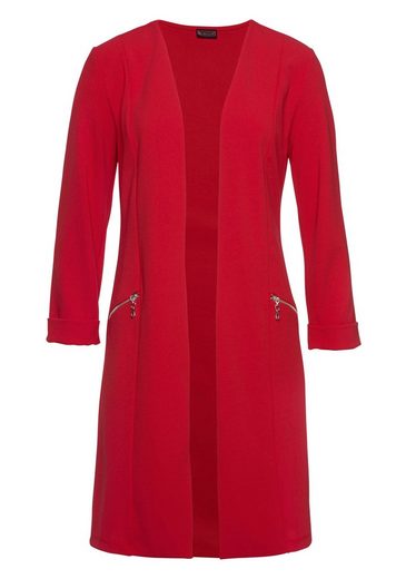 LAURA SCOTT Longblazer mit Reißverschlüssen mehr Sonderangebot der Fabrik