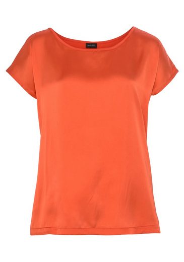 LAURA SCOTT Shirtbluse aus Satin und Jersey mehr 50% Rabatt mit kostenlosem Versand