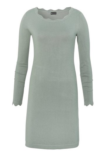 LAURA SCOTT Strickkleid mit femininer Wellenkante - NEUE FARBEN mehr zollfrei