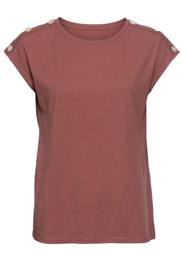LAURA SCOTT T-Shirt mit Zierknöpfen - NEUE KOLLEKTION mehr Angebote