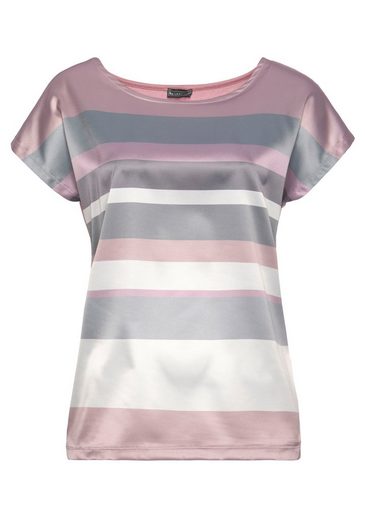 LAURA SCOTT Shirtbluse in modischem Streifen-Design mehr Flash Sale