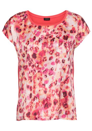 LAURA SCOTT Shirtbluse aus glänzendem Satin mehr Begrenztes Angebot