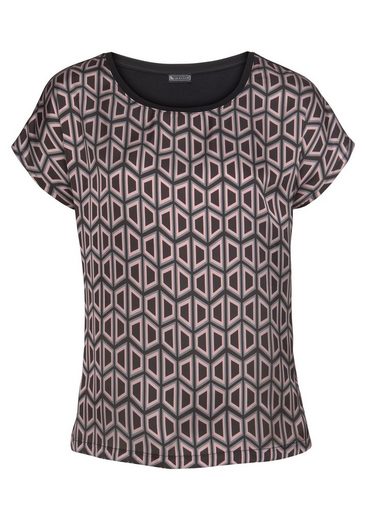 LAURA SCOTT Shirtbluse aus glänzendem Satin mehr Begrenztes Angebot