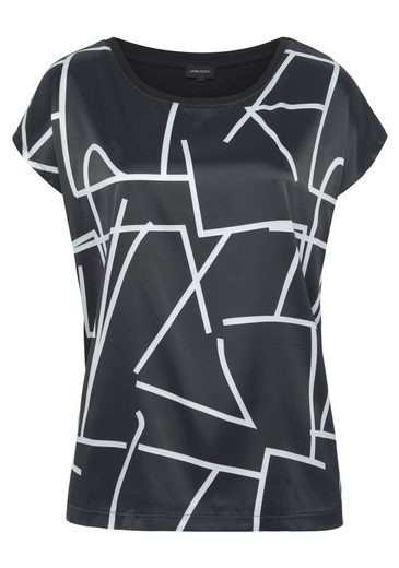 LAURA SCOTT Shirtbluse aus glänzendem Satin mehr Begrenztes Angebot
