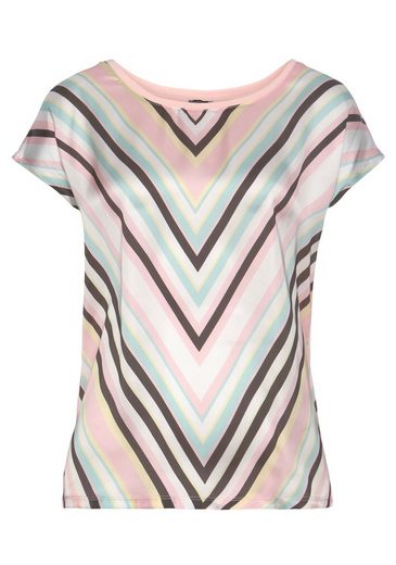 LAURA SCOTT Shirtbluse aus glänzendem Satin mehr Online Shopping