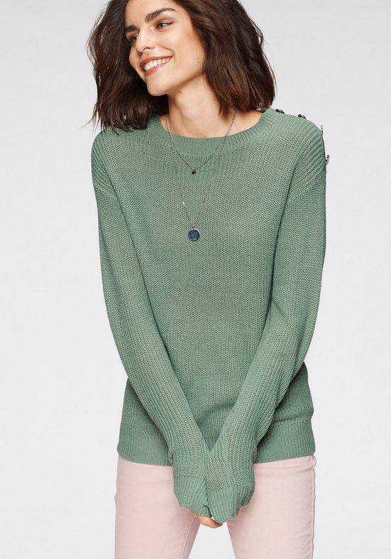 TAMARIS Strickpullover mit Knopfdetail mehr Cyber Monday