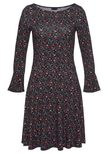 LAURA SCOTT Jerseykleid mit Volant am Ärmel mehr Neuheiten