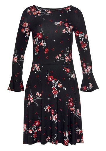 LAURA SCOTT Jerseykleid mit Volant am Ärmel mehr Neuheiten