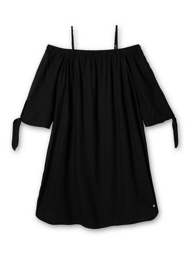 SHEEGO Strandkleid Große Größen im Carmen-Look mit schmalen Trägern mehr Räumungsverkauf