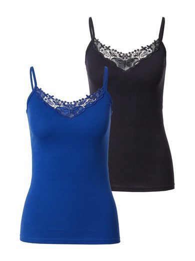 ONLY Spitzentop ONLKIRA LACE SINGLET 2PACK NOOS 2er-Pack mehr Riesige Ersparnisse