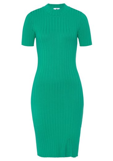AJC Strickkleid mit feinem Stehkragen und modischem Schlitz mehr Begrenzte Freigabe