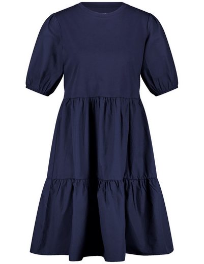 GERRY WEBER Midikleid Baumwollkleid mit gestuftem Rockteil mehr Angebote