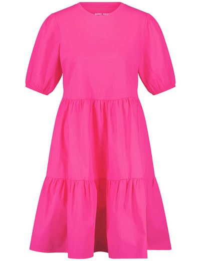 GERRY WEBER Midikleid Baumwollkleid mit gestuftem Rockteil mehr Angebote