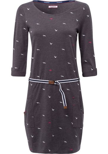 KANGAROOS Jerseykleid (Set, mit abnehmbarem Gürtel) im sommerlichen Print mehr Fabrikverkauf